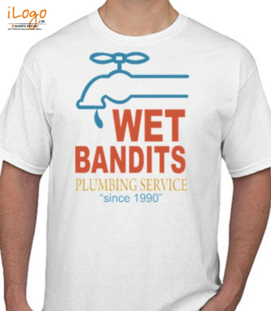 Laughing out Loud wet-bandits-plumbing-service-%vintage% T-Shirt