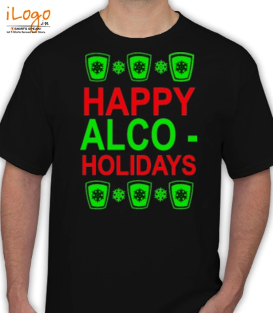 happy-alco-holidays - T-Shirt