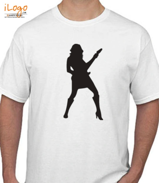 Guitar-MUSICION-CLIPART - T-Shirt