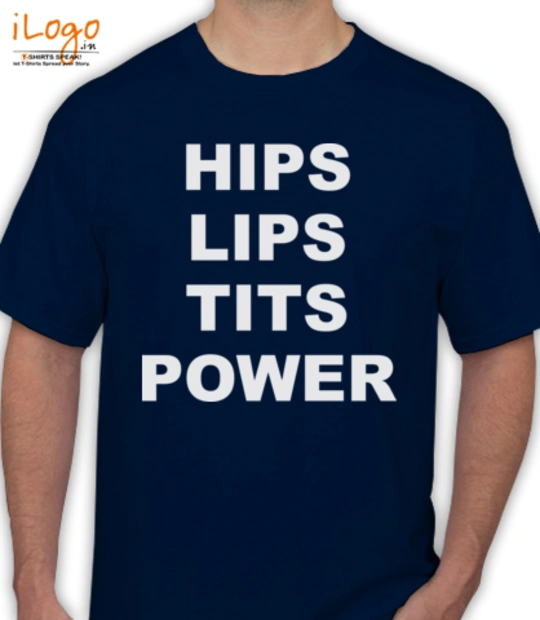 Nike Navy blue KoRn-%T-Shirts%-HIPS-LIPSS-TIPS T-Shirt