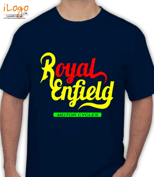 Biker royal-enfield- T-Shirt