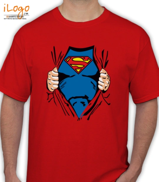 SUPERMAN Brand-NEW-Superman-White-short-sleeve-T-shirt-superman--- T-Shirt