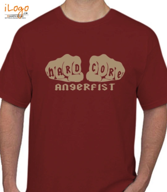 Angerfist angerfist-HARD-CORE T-Shirt
