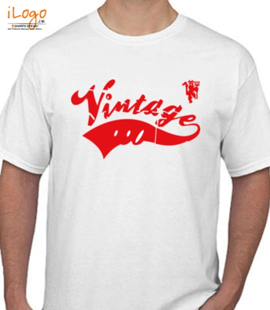 Football manchester-united-men-vintage-t-shirt T-Shirt