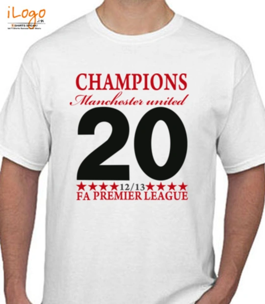 Football the-premer-league-manchester-united-champion-short-sleeve-t-shirt T-Shirt