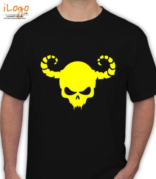 T sHIRT skullHorns T-Shirt
