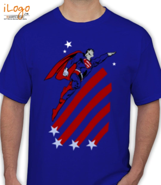 Super photographer Super-Man-Red-White-and-Blue-T T-Shirt