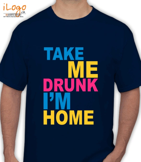 Showtex SHOWTAK-HOME-DRUNK T-Shirt
