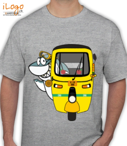 T shirts Rickshaw-Shark T-Shirt