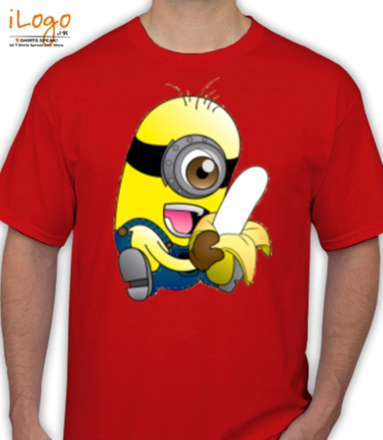 CARTOON minion-with-banana T-Shirt
