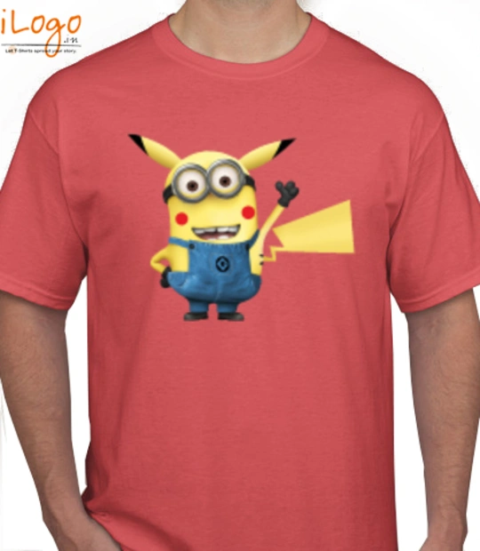 Pikachu t shirts/ pikachu-minion T-Shirt