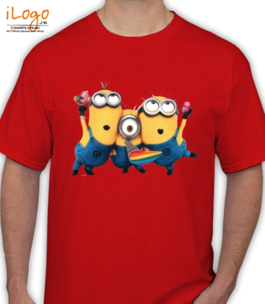 Minion t shirts/ party-time-minion T-Shirt