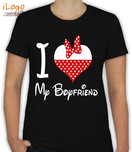 Couple i-love-my-boyfriend- T-Shirt