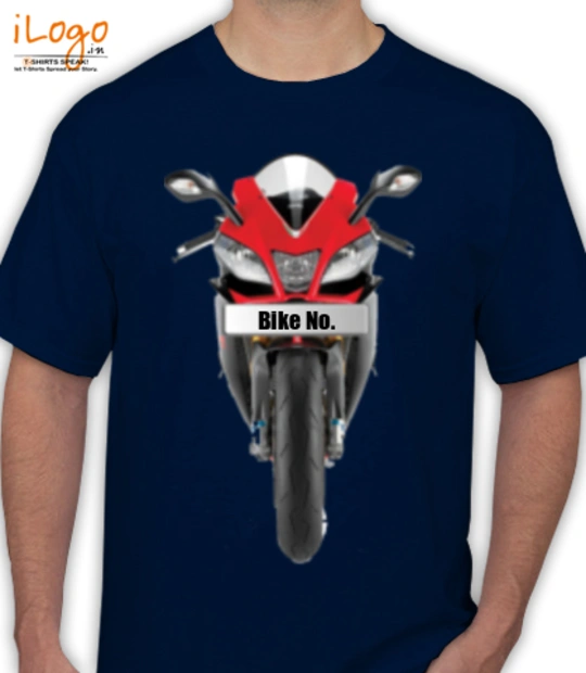 Bike Numbered Red-KTM-Personalised T-Shirt