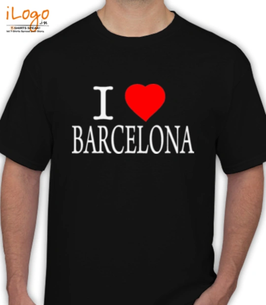 Football I-LOVE-BARCELONA T-Shirt