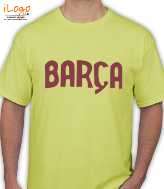 Yellow cartoon character BARCA-BARCELONA T-Shirt