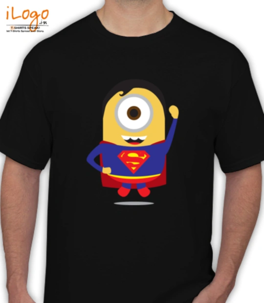One in a minion LUVBCn-minion-superman T-Shirt