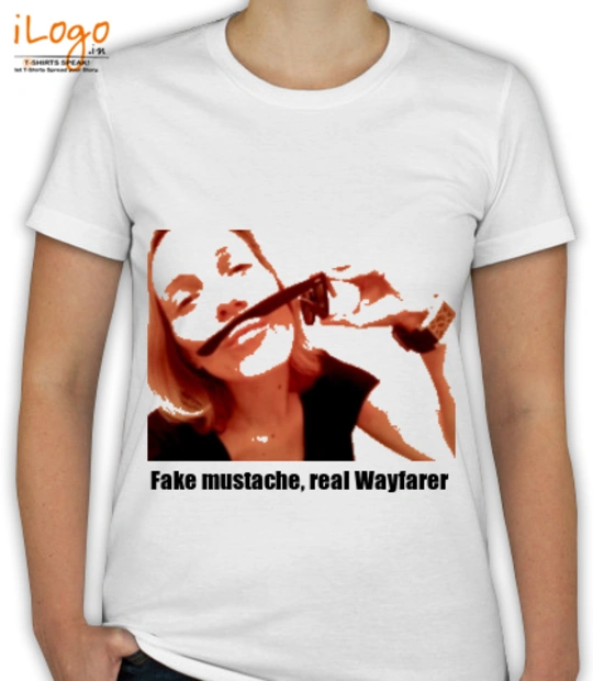 Tee Fake-mustache T-Shirt
