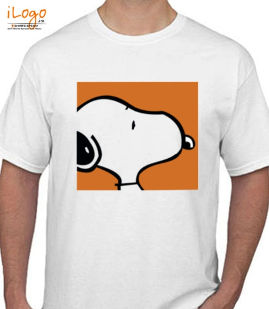 Peanut Fresh-Orange-Snoopy T-Shirt