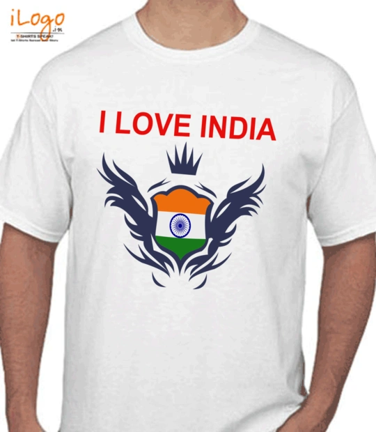 Republic Day I-LOVE-INDIA--JAN T-Shirt