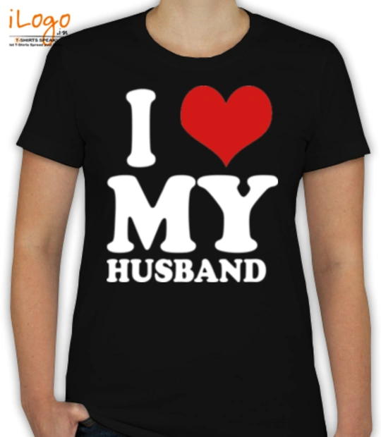 Love I-LOVE-MY-WIFE- T-Shirt