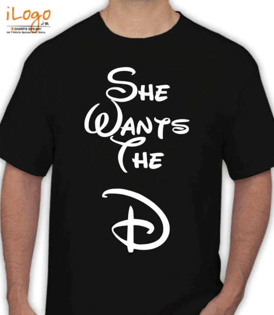 Couple she-wants-the-d T-Shirt