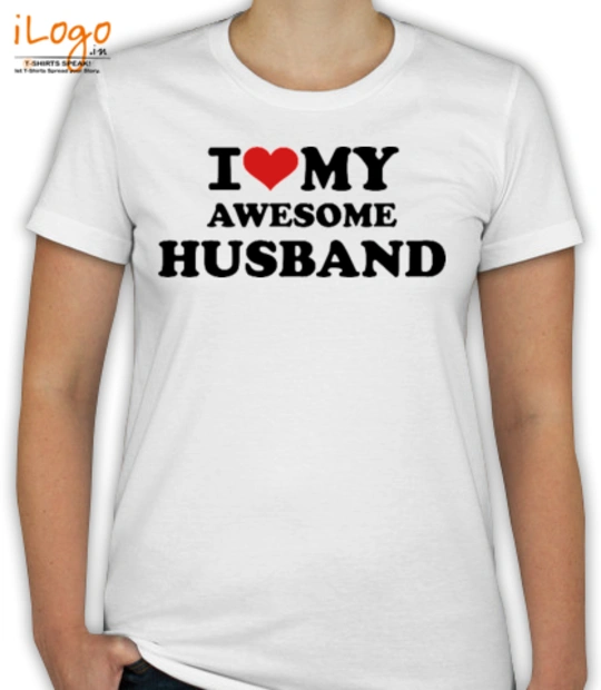Nda wife I-LOVE-MY-AWESOME-HUSBAND T-Shirt