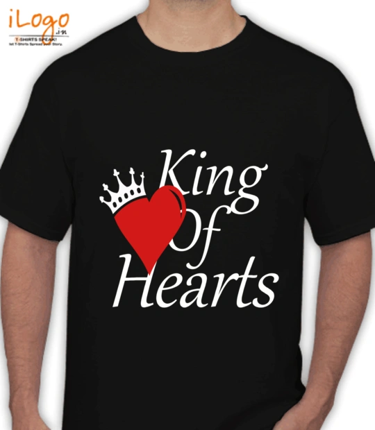 The King king-of-hearts T-Shirt