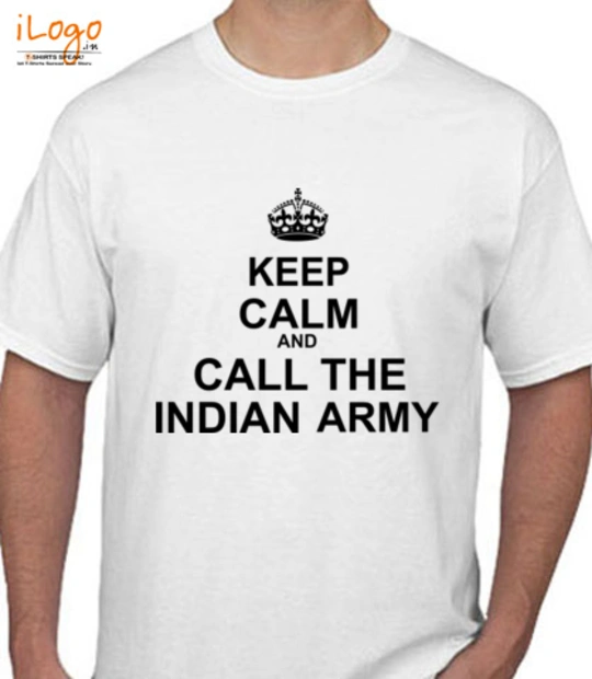 Indian Keep-Calm-Call-Indian-Army T-Shirt