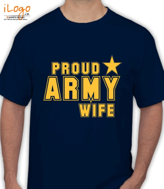 Indian army Proud-army-wife T-Shirt