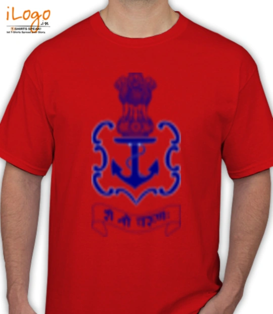 Navy INDIAN-NAVY. T-Shirt