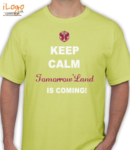 Yellow cartoon character keep-calm-tomorrowland-is-coming T-Shirt