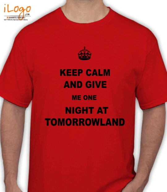 Tomorrowland keep-calm-and-night-tomorrowland T-Shirt