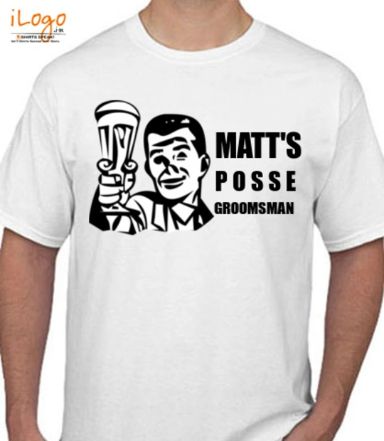 Bachelor party t shirts/ MATT%S-POSSE T-Shirt