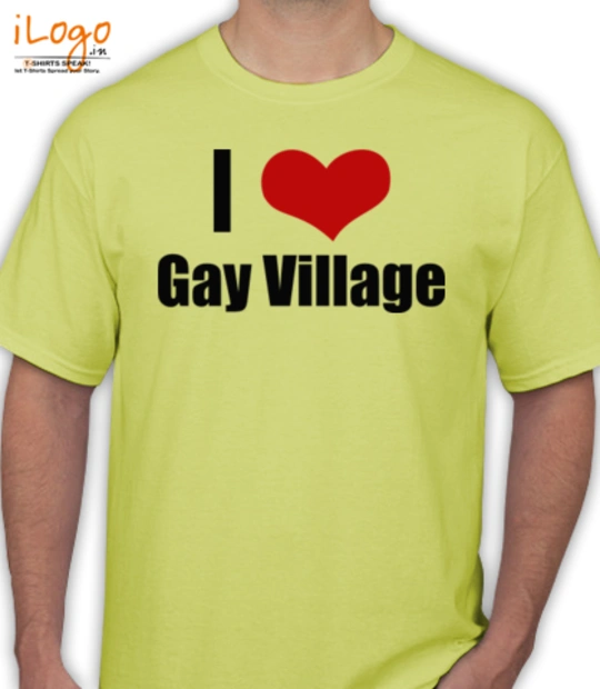 RAND YELLOW gay-village T-Shirt