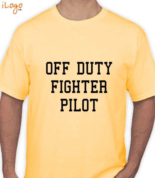 Fighter Plane Off-duty-fighter-pilot T-Shirt