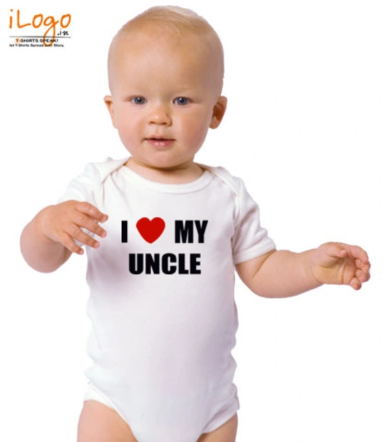 I-LOVE-ME-UNCLE - Baby Onesie for 1 year