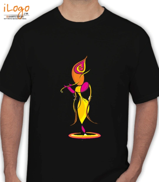 Lord lord-krishna-with-flute- T-Shirt