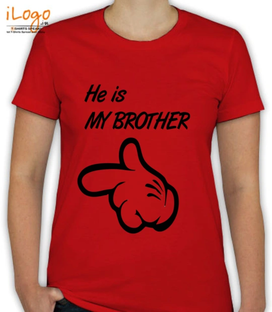 Rakshabandhan He-is-my-Brother T-Shirt