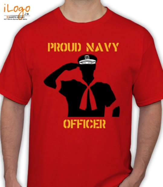 PROUD Proud-Navy-Officer T-Shirt