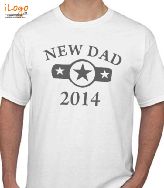 Baby hiding NEW-DAD- T-Shirt