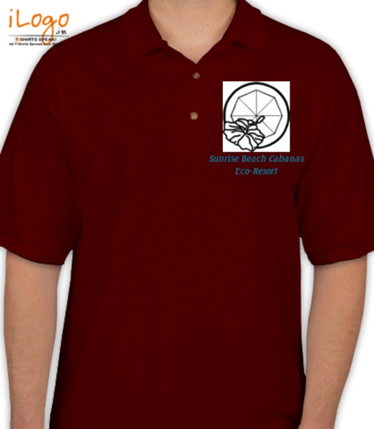 Tee MPolo-Maroon T-Shirt