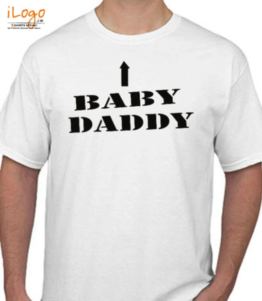 Baby hiding baby-daddy- T-Shirt