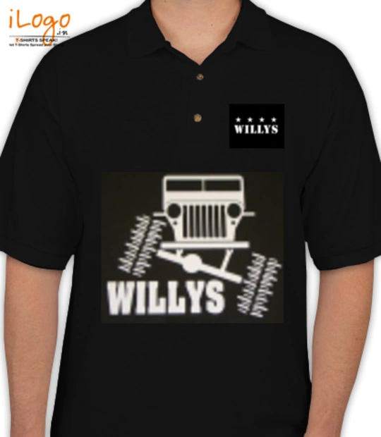 Tshirts Willys-black T-Shirt