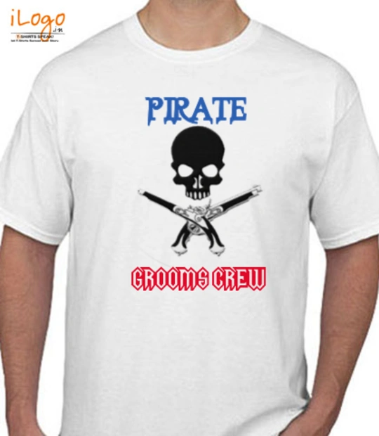 BACHLORS PARTY GROOMS-CREW-PIRATES T-Shirt