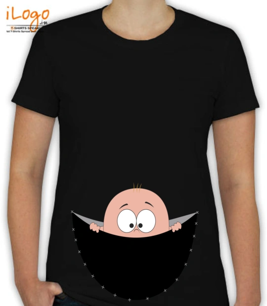 Peek a boo Baby-Coming T-Shirt