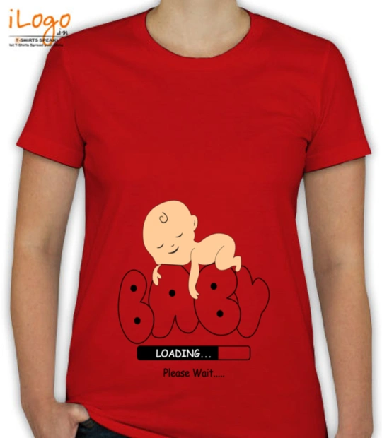 Peek a boo Loading-baby T-Shirt