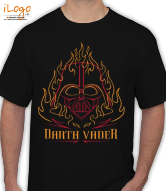 Star Wars I burning-dark-darth-vader T-Shirt