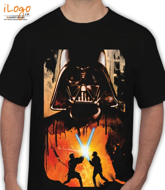 Star Wars I darth-vader-and-obi-wan-kenobi T-Shirt