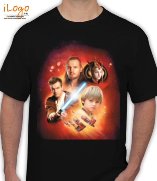 Star Wars I qui-gon-jinn-and-Padm%E-Amidala T-Shirt